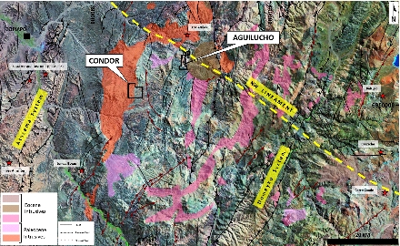 Figure 1. Location of Aguilucho project. 